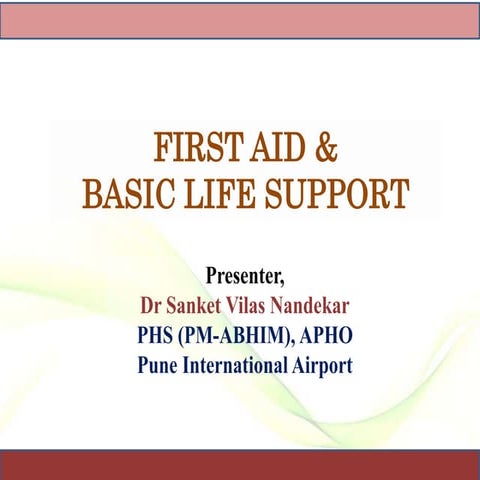 Basic Life support (BLS) workshop presentation.
