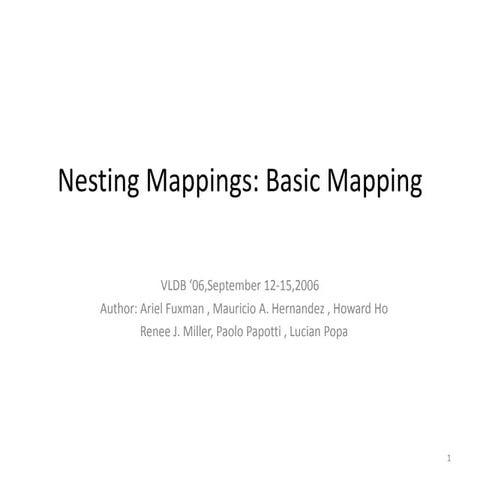 Basic Mapping | PPTX