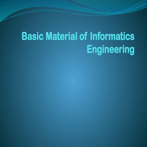 Information engineering | PPTX