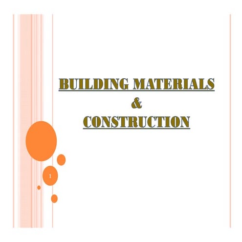 Basic materials & structures
