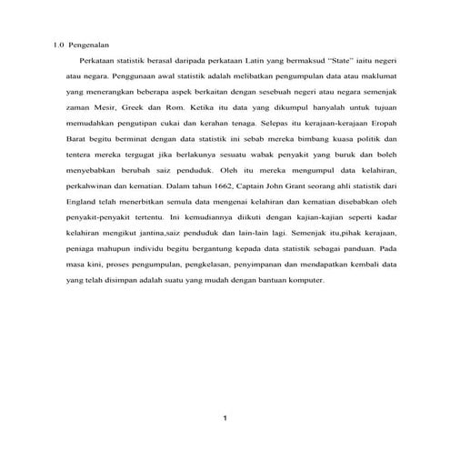Kajian ringkas, statistik "Persepsi pelajar terhadap kurangnya aktiviti riada...