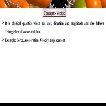 Basic mathematics Vector neet entrance basic | PPTX