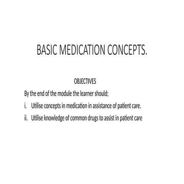 NARCOTICS- POLICY AND PROCEDURES FOR ITS USE | PPTX