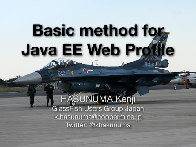 Basic method for Java EE Web Profile