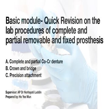 Orthodontic study models | PPT