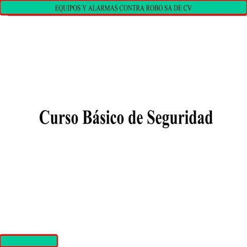 Basico de seguridad revisado ene 09 2009