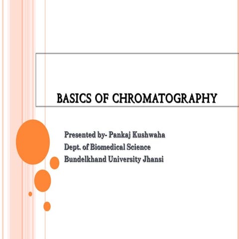 Basics of Chromatograpgy