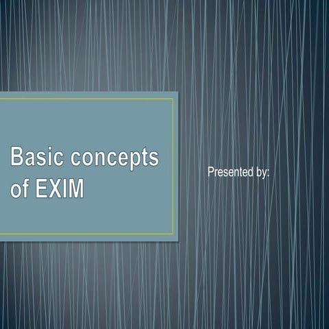 Basics of exim