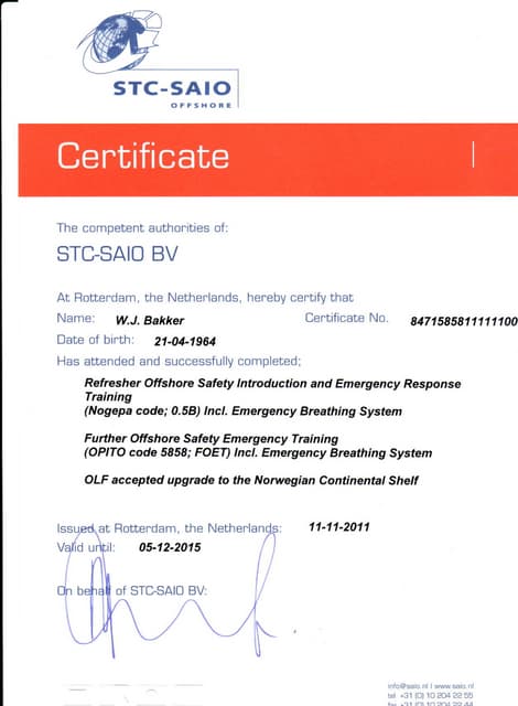 Basic Offshore Training Bosiet PDF Basic Offshore Training Bosiet PDF