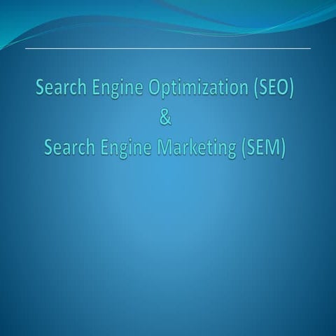 Basic of seo n sem