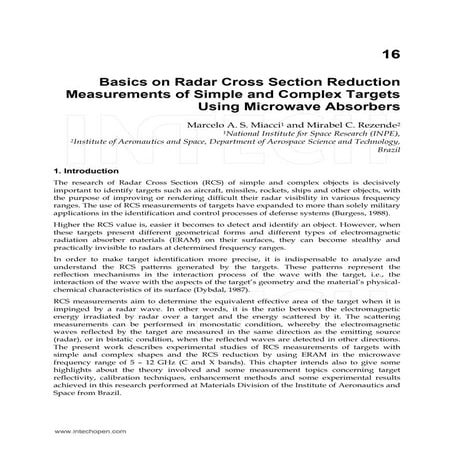 Basics on Radar Cross Section