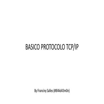 Basico TCP/IP
