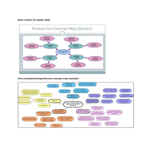 Basic outline for spider map | PDF