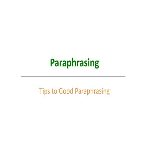 Basic Paraphrase_2011