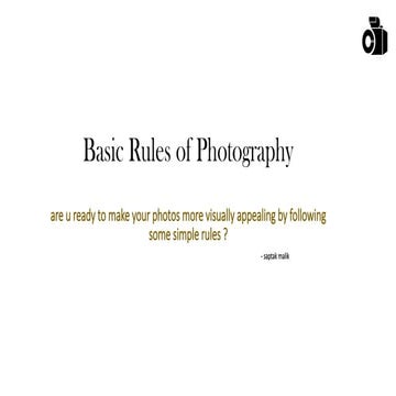 basic photography rules and regulations.pptx