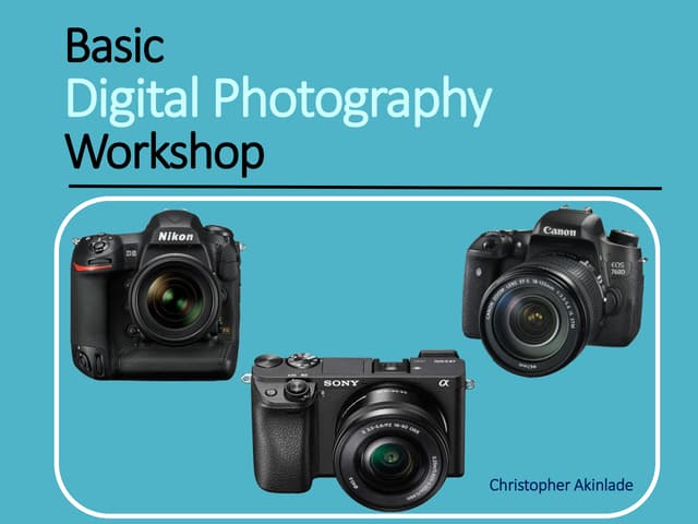 Basic photography workshop