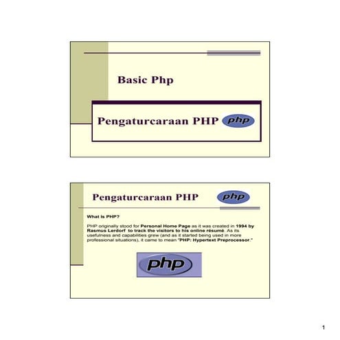 Basic php | PDF
