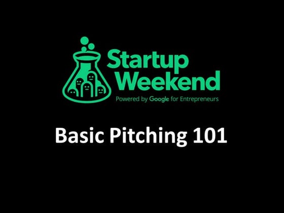 Startup Weekend Judging Criteria | PPT