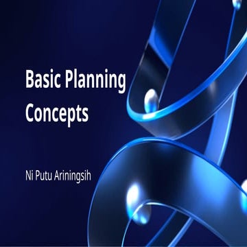 Basic Planning Concepts Presentastion .pptx