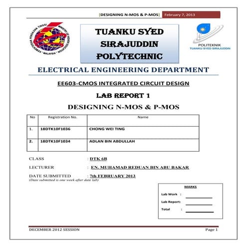Basic pmos nmos_design