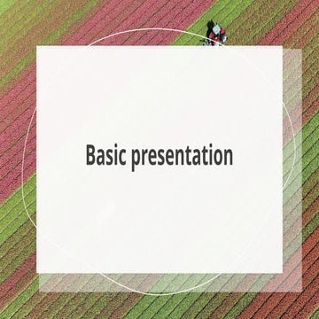 Presentation template to help others do slides | PPTX