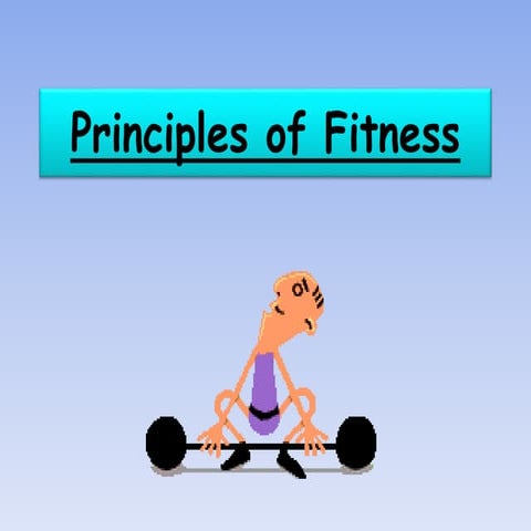 Basic Principle of Fitness