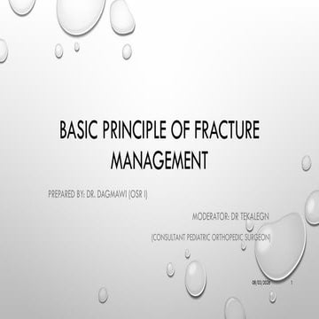 Comprehensive Principles and Management of Bone Fractures in ...