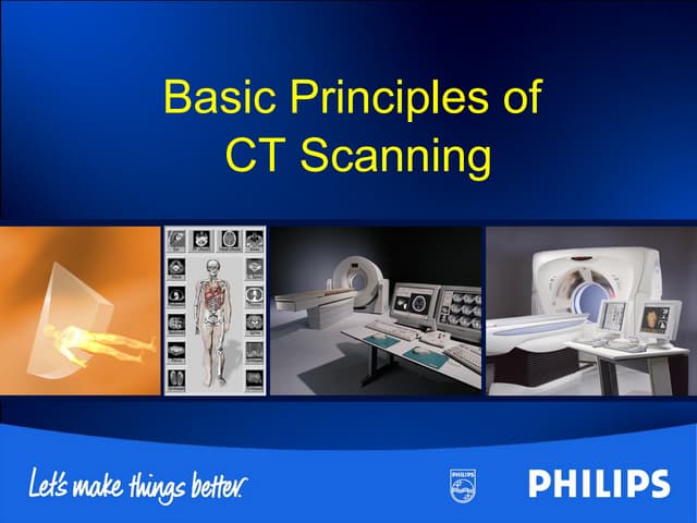 Basic principles of ct scanning