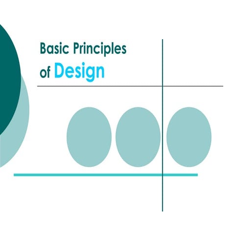 Basic principles of design