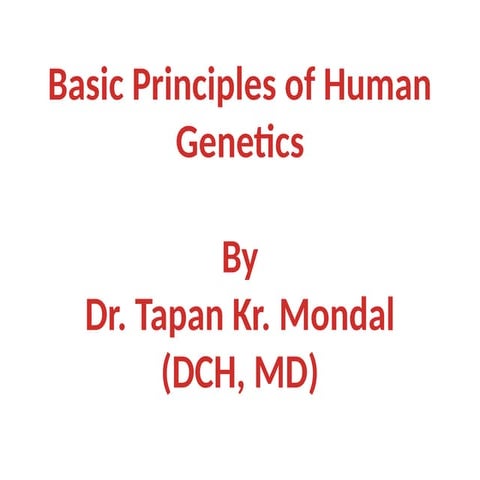 BASIC PRINCIPLES OF DNA a short discussion
