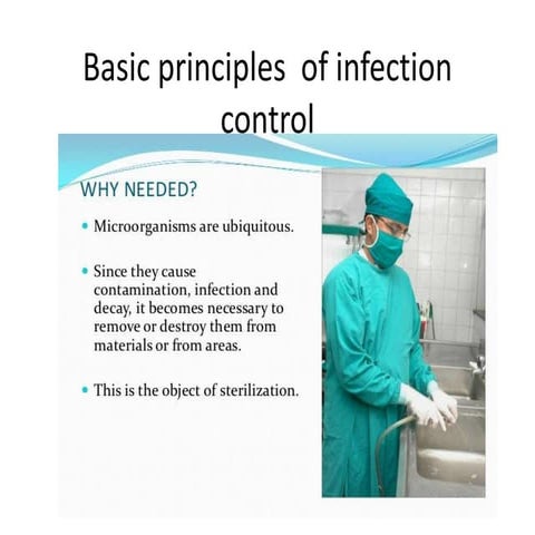 Basic principles of infection control | PPT