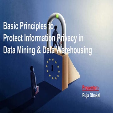 Basic principles to information privacy in data mining &amp; data warehouse