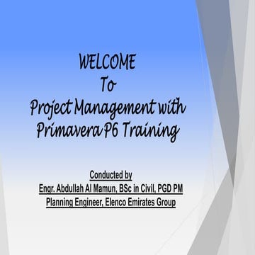 What is a Project Management and how we can create a program in P6