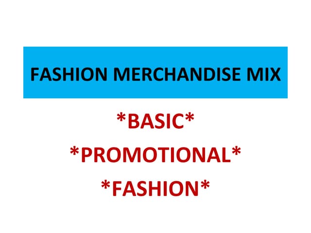 Basic Promo Fashion