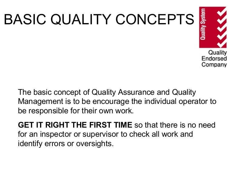 Basic quality concepts(3)