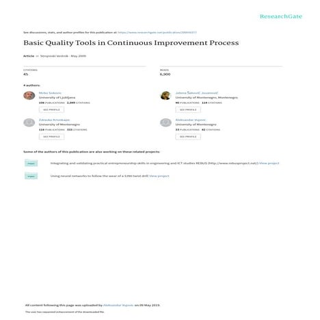 Quality Engineering Material 