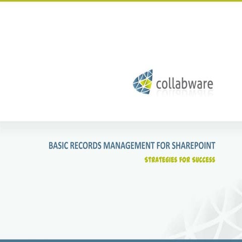 Basic Records Management for SharePoint