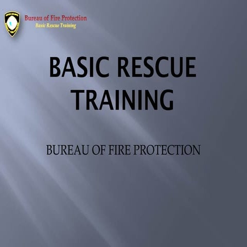 Comprehensive Basic Rescue Training for Community Preparedness