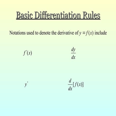 Comprehensive Introduction to Basic Calculus and Tangent Lines | PPTX