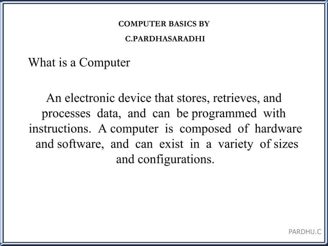 Basics