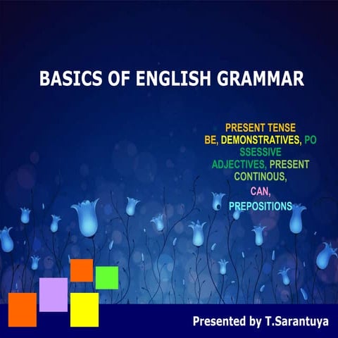 Basics of-english-grammar