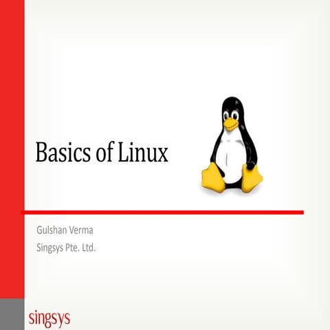 Basics of-linux | PPTX
