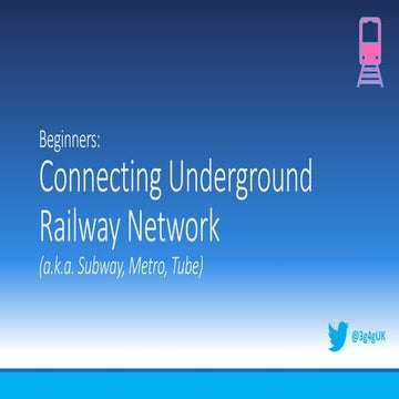 Beginners: Connecting Underground Railway Network