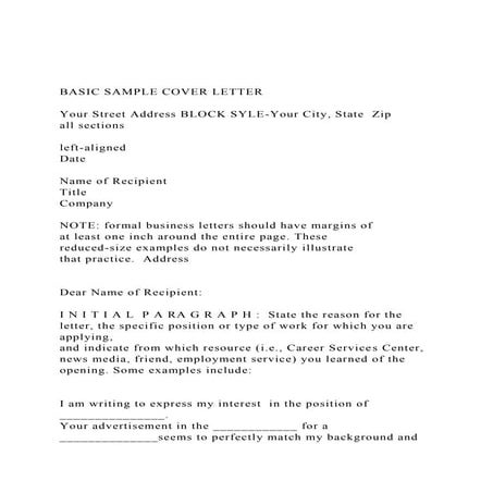 BASIC SAMPLE COVER LETTER  Your Street Address BLOCK SYLE-.docx