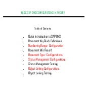 SAP DMS CONFIGURATIONS IN 2 HOURS