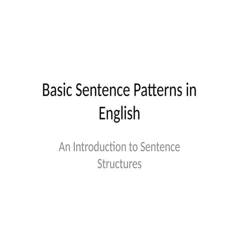 Basic_Sentence_Patterns for basic grammar.pptx