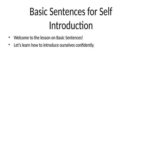 SENTECEBasic_Sentences_Presentation.pptx