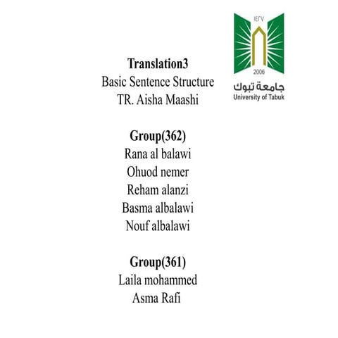 Basic sentenc structure