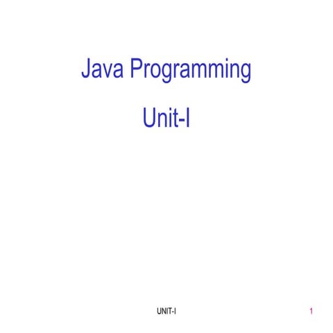 Basics in java programming.ppt in the simple terms | PPT