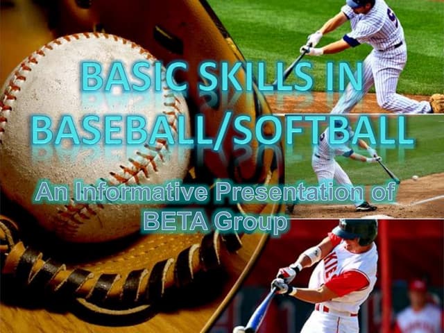 Basic Skills in Baseball